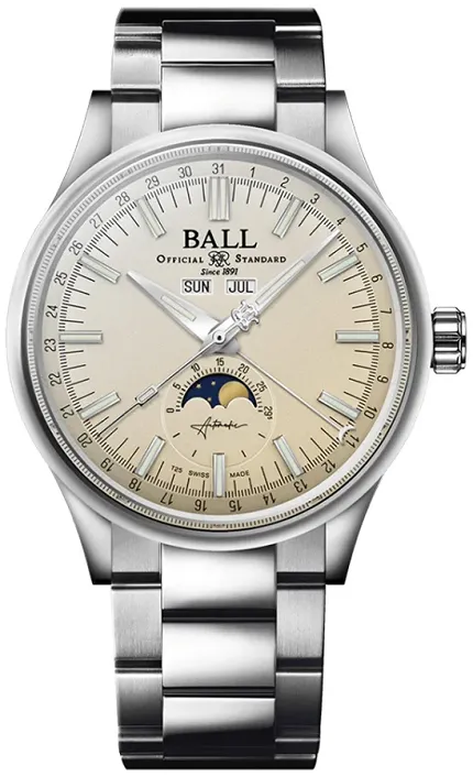 Ball NM3016C-S1J-CH Engineer II Engineer II Moon Calendar 40mm - zdjęcie 1