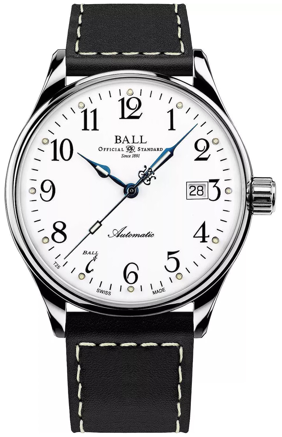 Ball Trainmaster Standard Time 135 Anniversary Automatic Limited Edition NM3288D-LBKFJ-WH
