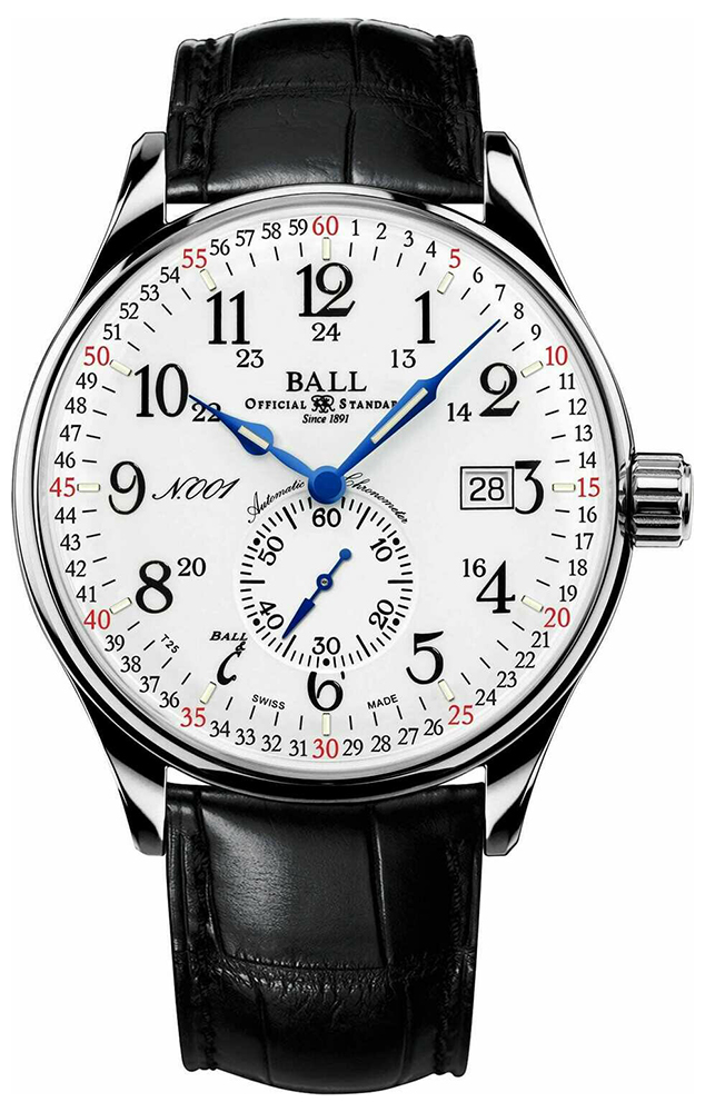 Ball Trainmaster Railroad Standard 130 Years Limited Edition NM3888D-LL3CFJ-WH