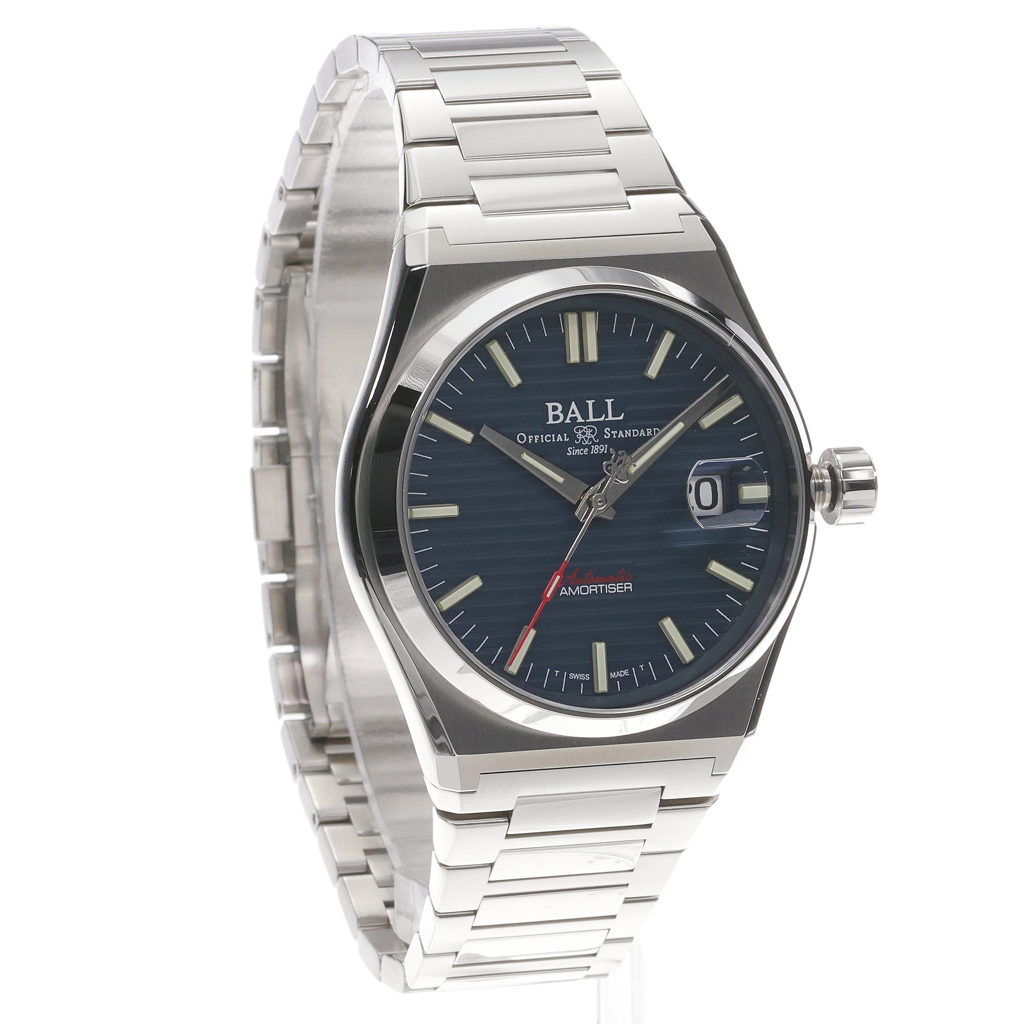 Ball NM9050C-S1-BE zegarek męski Roadmaster srebrny