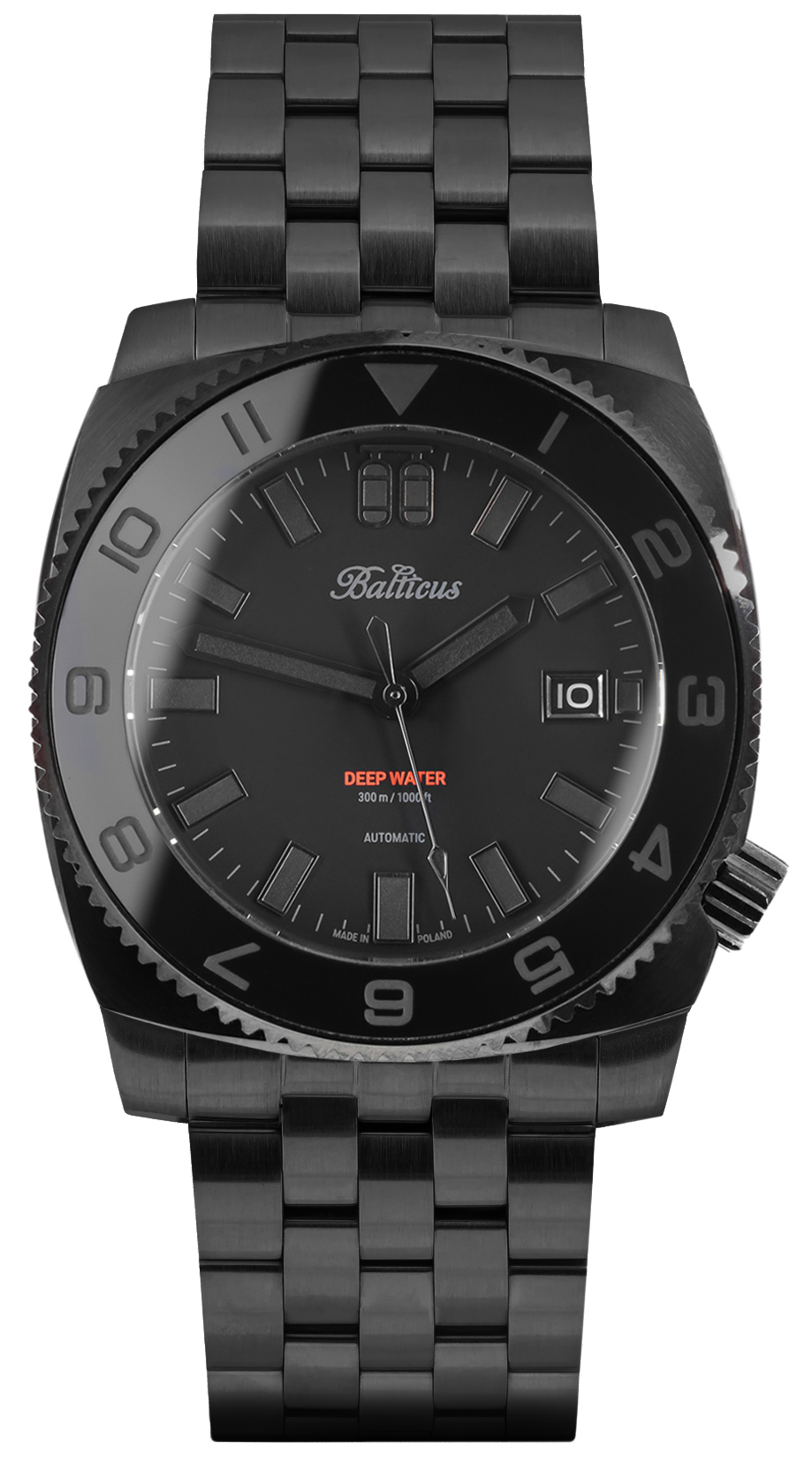 Balticus BAL-DWUB Deep Water - czarny - Limited Edition Deep Water klasyczny zegarek czarny