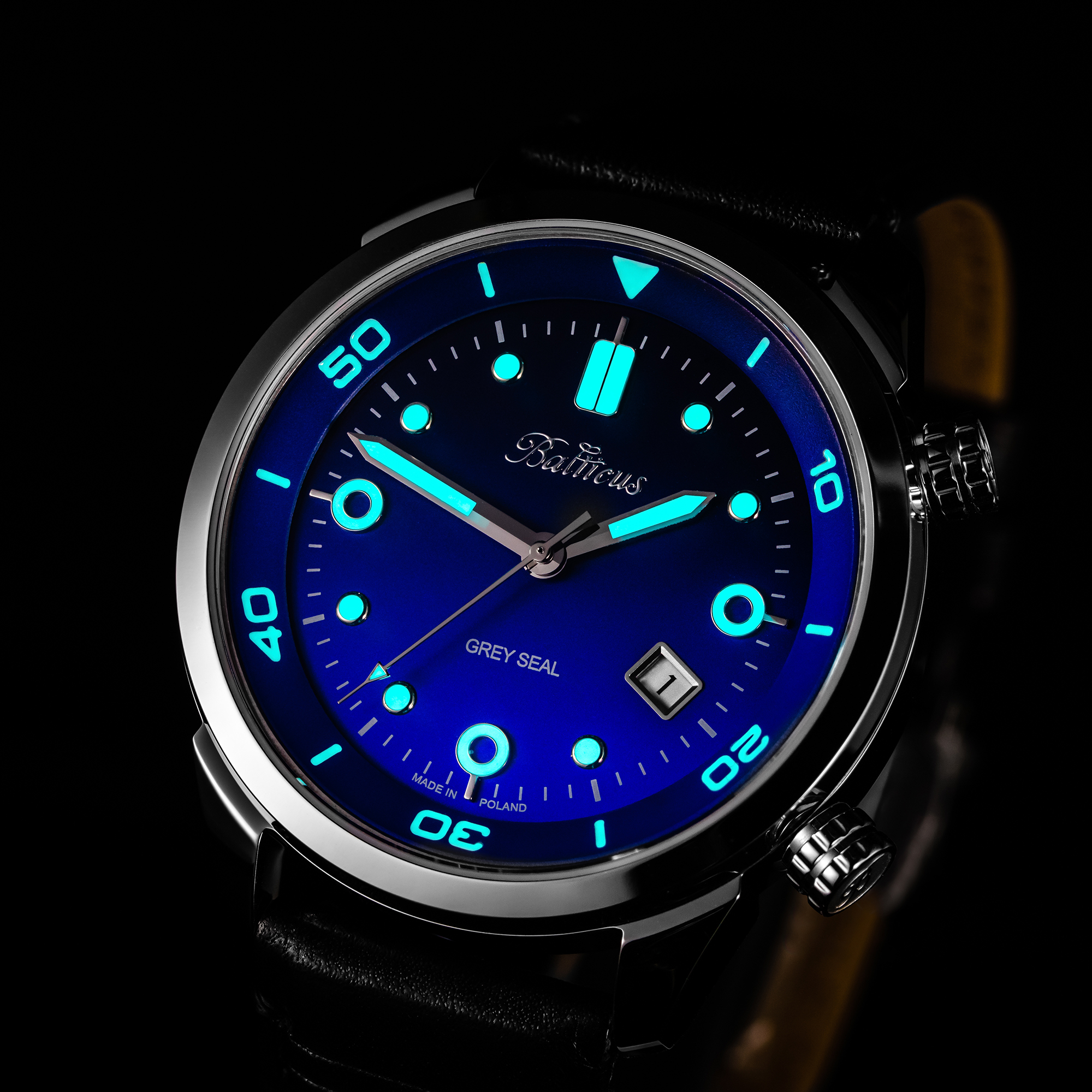 Balticus BLT-BALGSBL Grey Seal Limited Edition Grey Seal klasyczny zegarek srebrny - miniatura 11