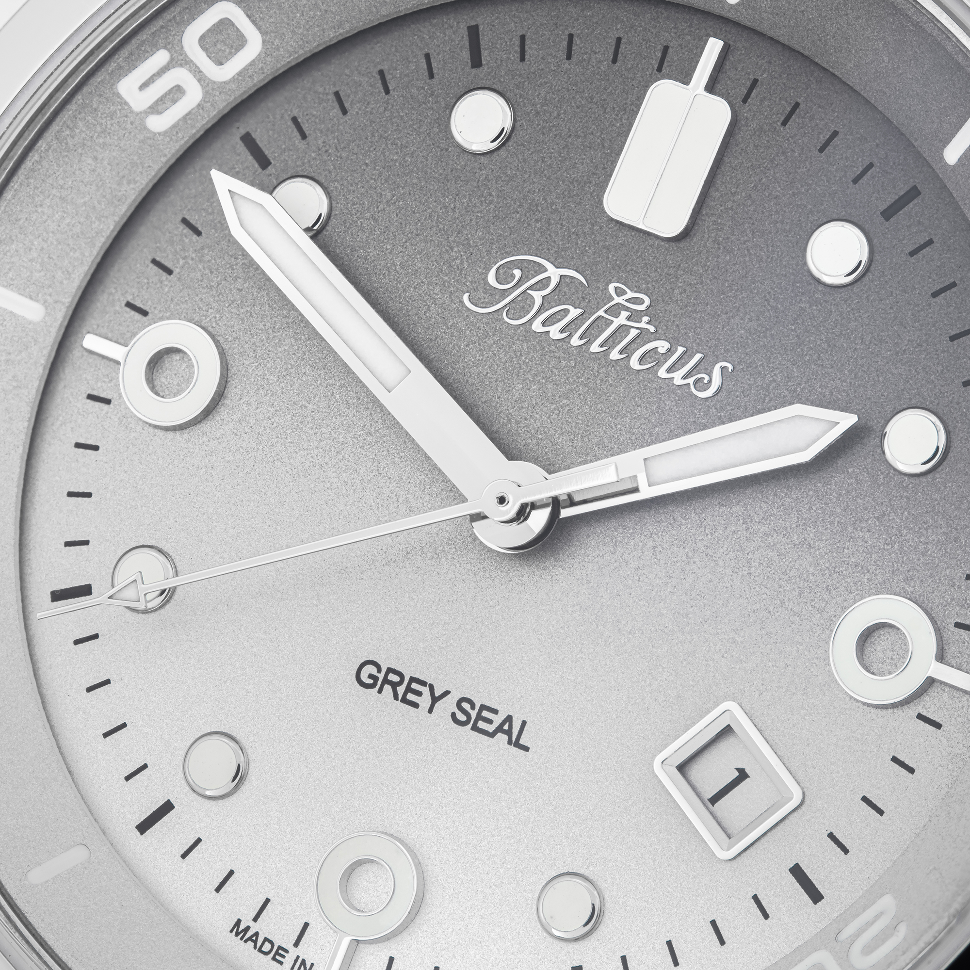 Balticus BLT-BALGSRG Grey Seal Limited Edition Grey Seal klasyczny zegarek srebrny