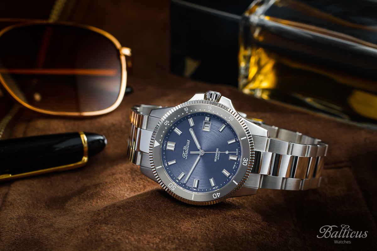 Balticus BLT-BTMFBL Moonfish Moonfish - Blue - Limited Edition 100szt zegarek męski klasyczny szafirowe
