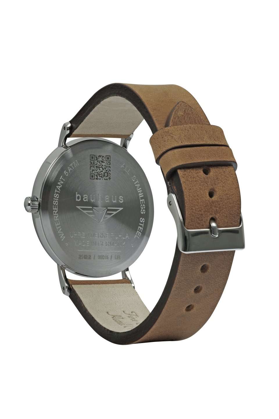 Bauhaus BA-2142-2 zegarek srebrny klasyczny Quartz pasek