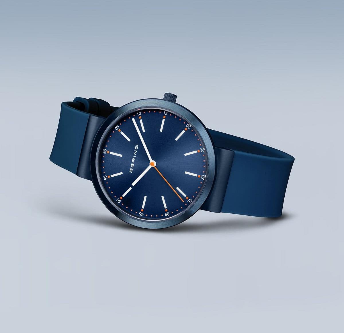 Bering 10141-397 zegarek niebieski klasyczny Classic pasek - miniatura 5