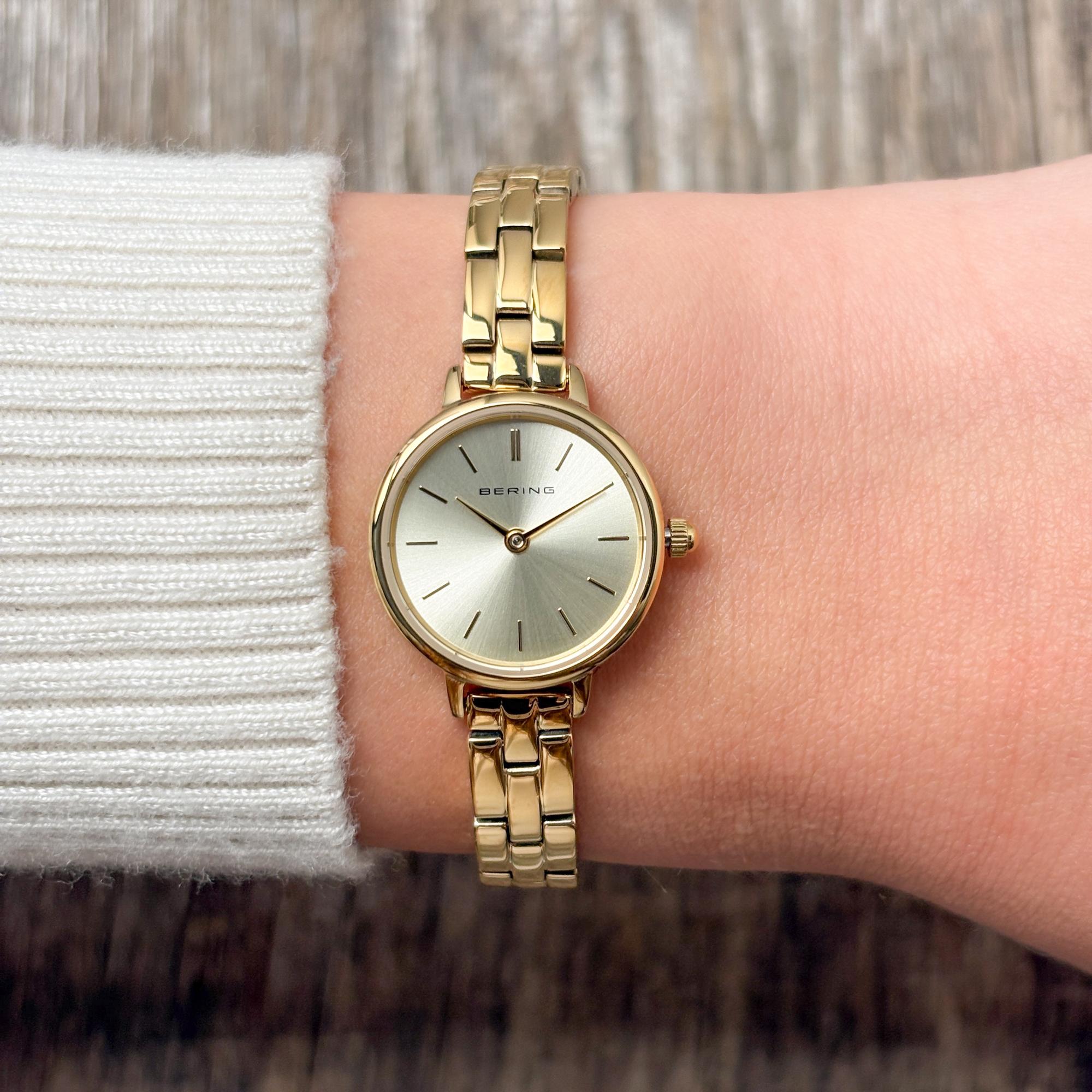 Bering 11022-733 zegarek złoty klasyczny Classic bransoleta