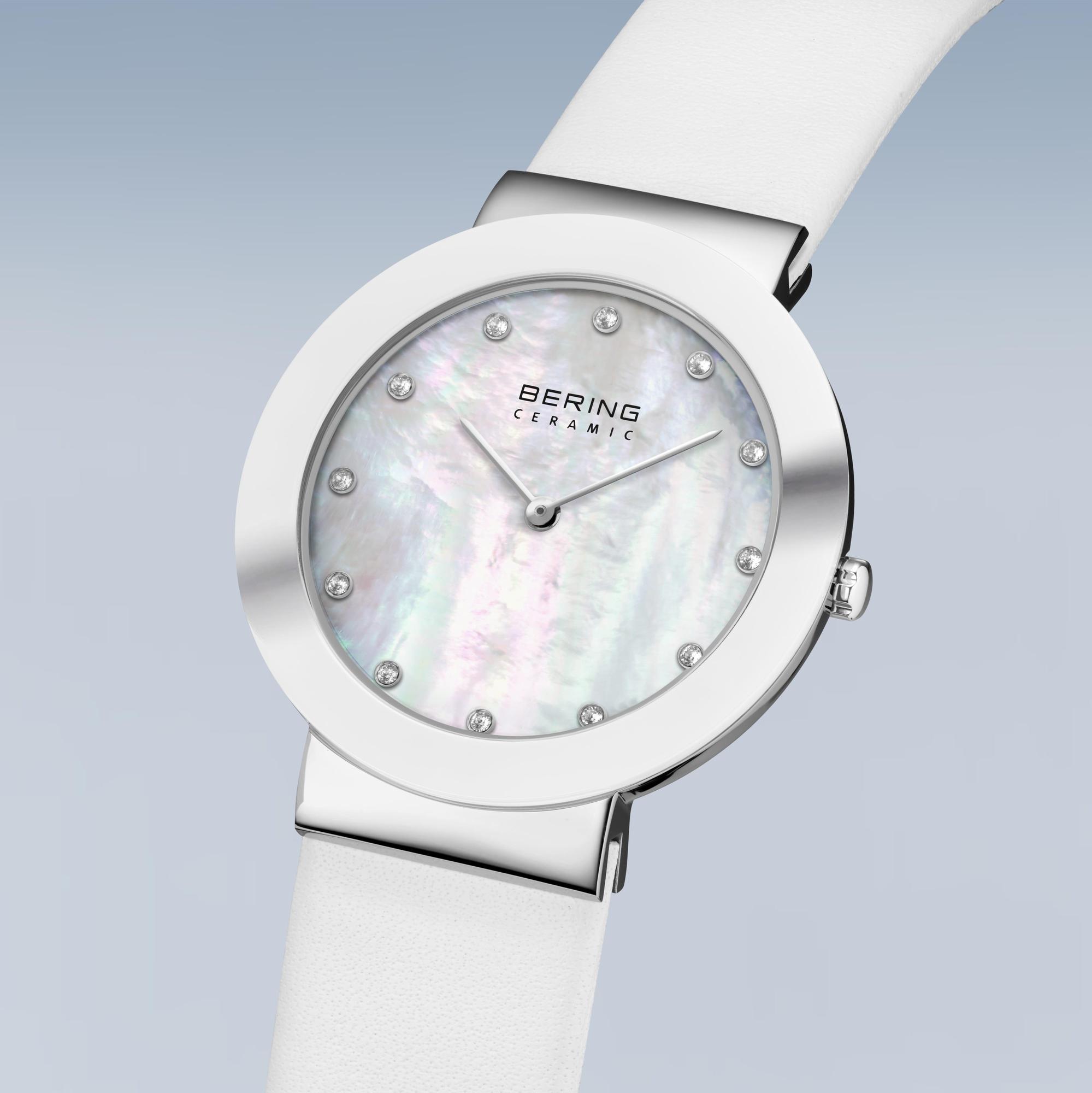 Bering 11435-604 zegarek srebrny fashion-modowy Ceramic pasek - miniatura 5