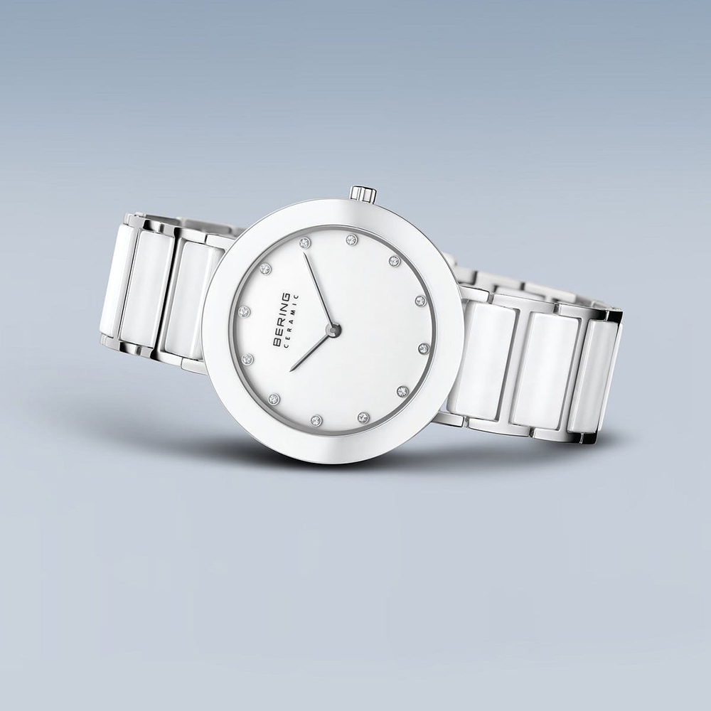 Bering 11435-754-GWP zegarek srebrny fashion/modowy Ceramic bransoleta - miniatura 9