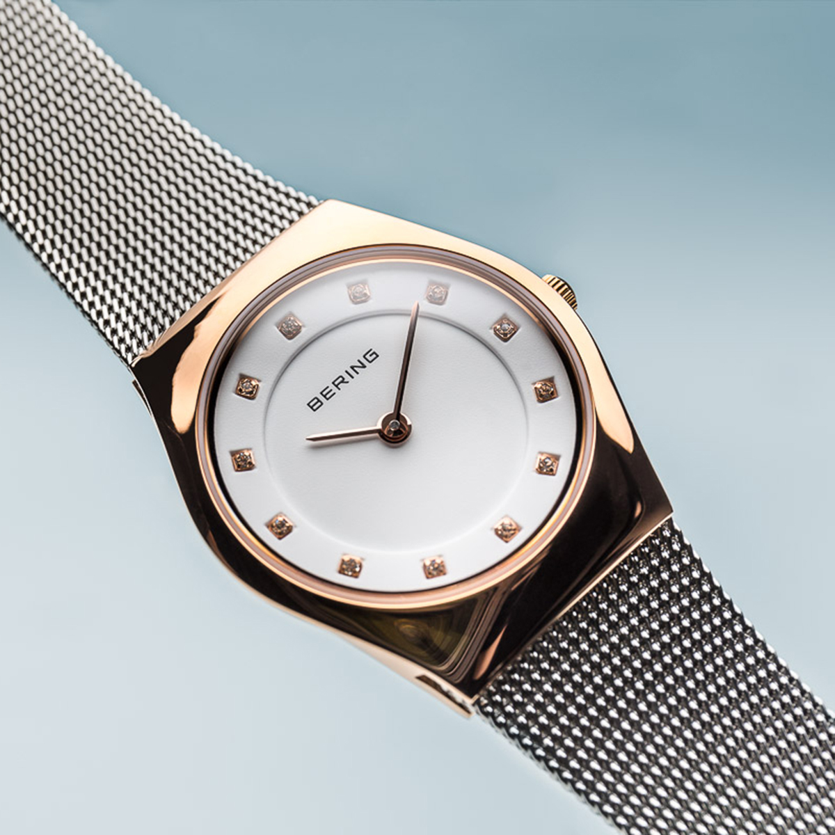 Bering 11927-064 zegarek różowe złoto klasyczny Classic bransoleta - miniatura 7