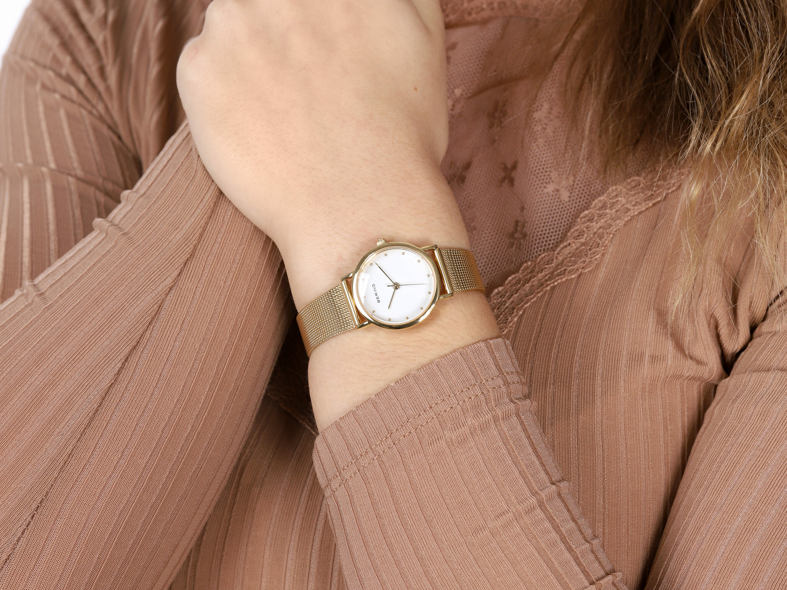 Bering 13426-334 Classic fashion/modowy zegarek złoty