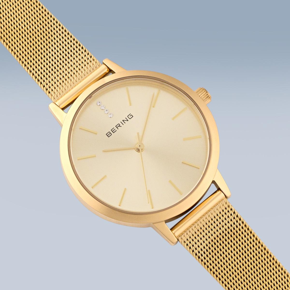 Bering 13434-333 zegarek złoty klasyczny Classic bransoleta