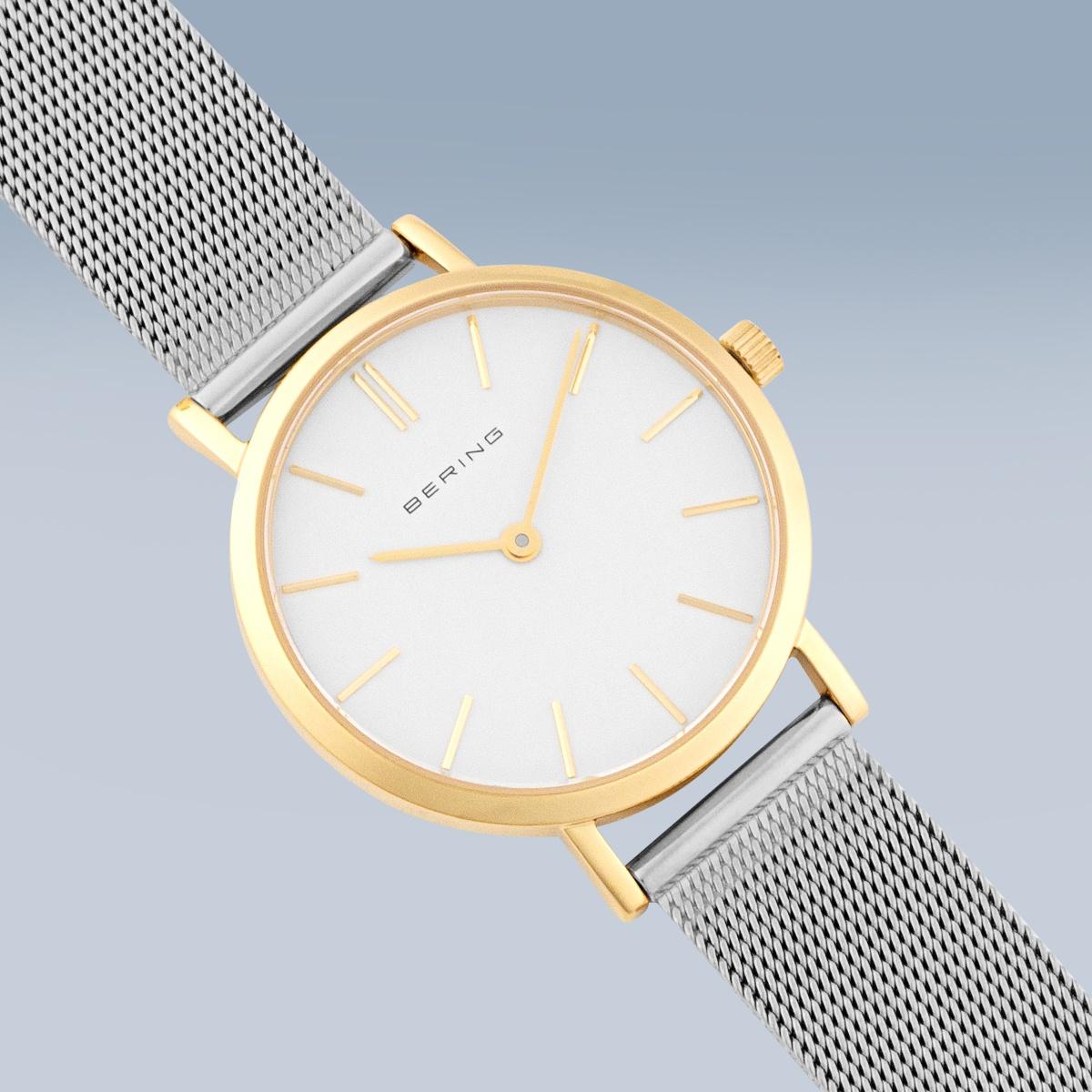 Bering 14129-014 zegarek złoty klasyczny Classic bransoleta - miniatura 5