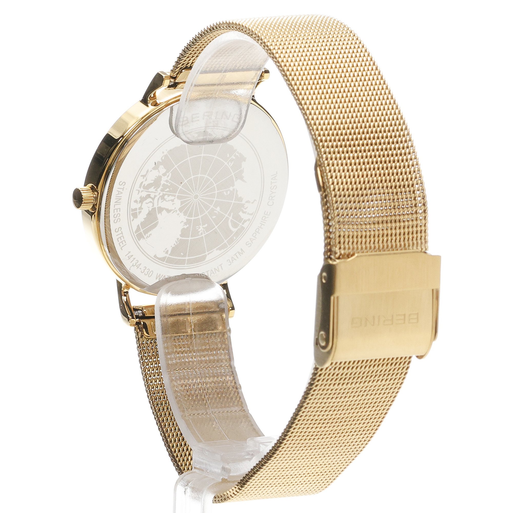 Bering 14134-330 zegarek złoty fashion-modowy Classic bransoleta