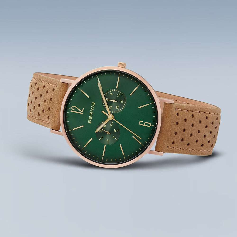 Bering 14240-668 zegarek srebrny klasyczny Classic pasek - miniatura 5