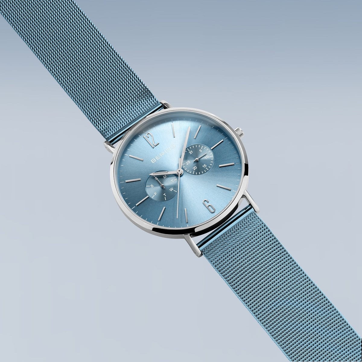 Bering 14240-809 zegarek srebrny klasyczny Classic bransoleta - miniatura 7