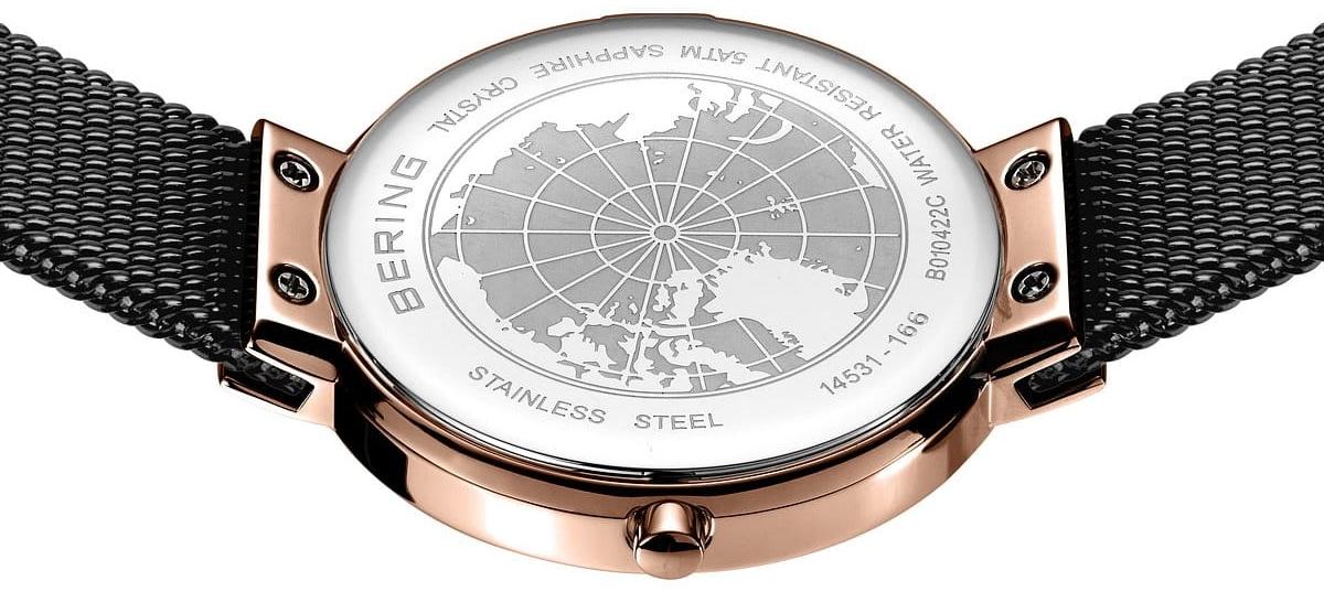 Bering 14531-166 Classic fashion-modowy zegarek różowe złoto - miniatura 9