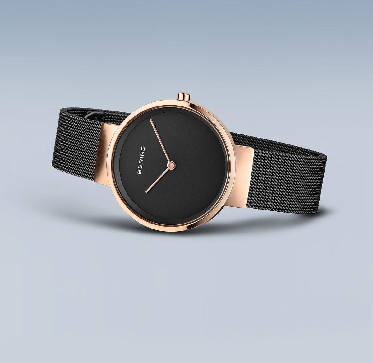 Bering 14531-166 zegarek różowe złoto fashion-modowy Classic bransoleta - miniatura 5