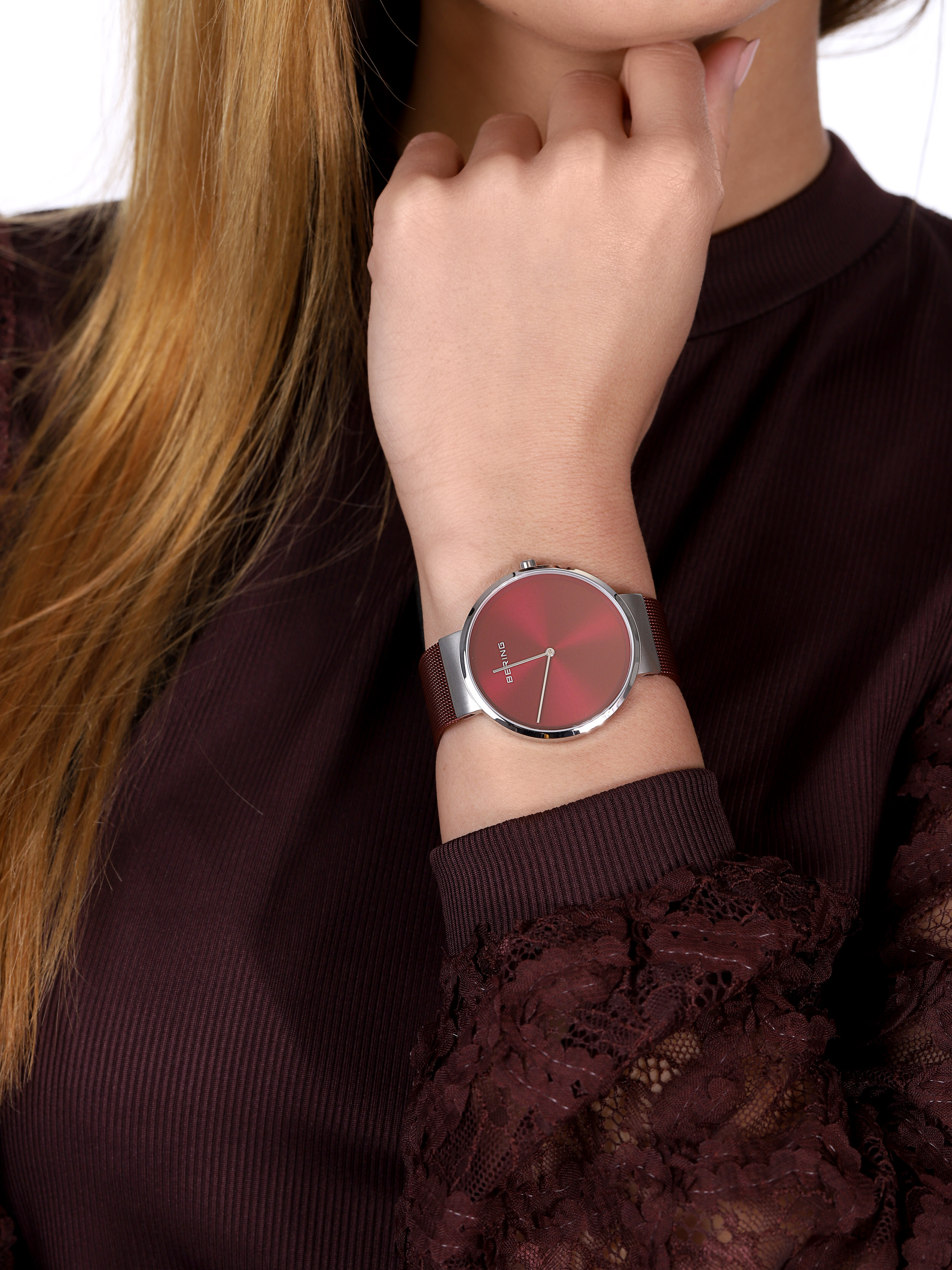 Bering 14539-303 Classic fashion/modowy zegarek srebrny - miniatura 3