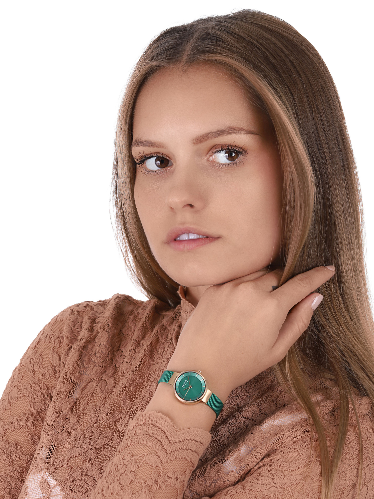 Bering 14627-CHARITY Solar CHARITY zegarek damski klasyczny szafirowe - miniatura 2