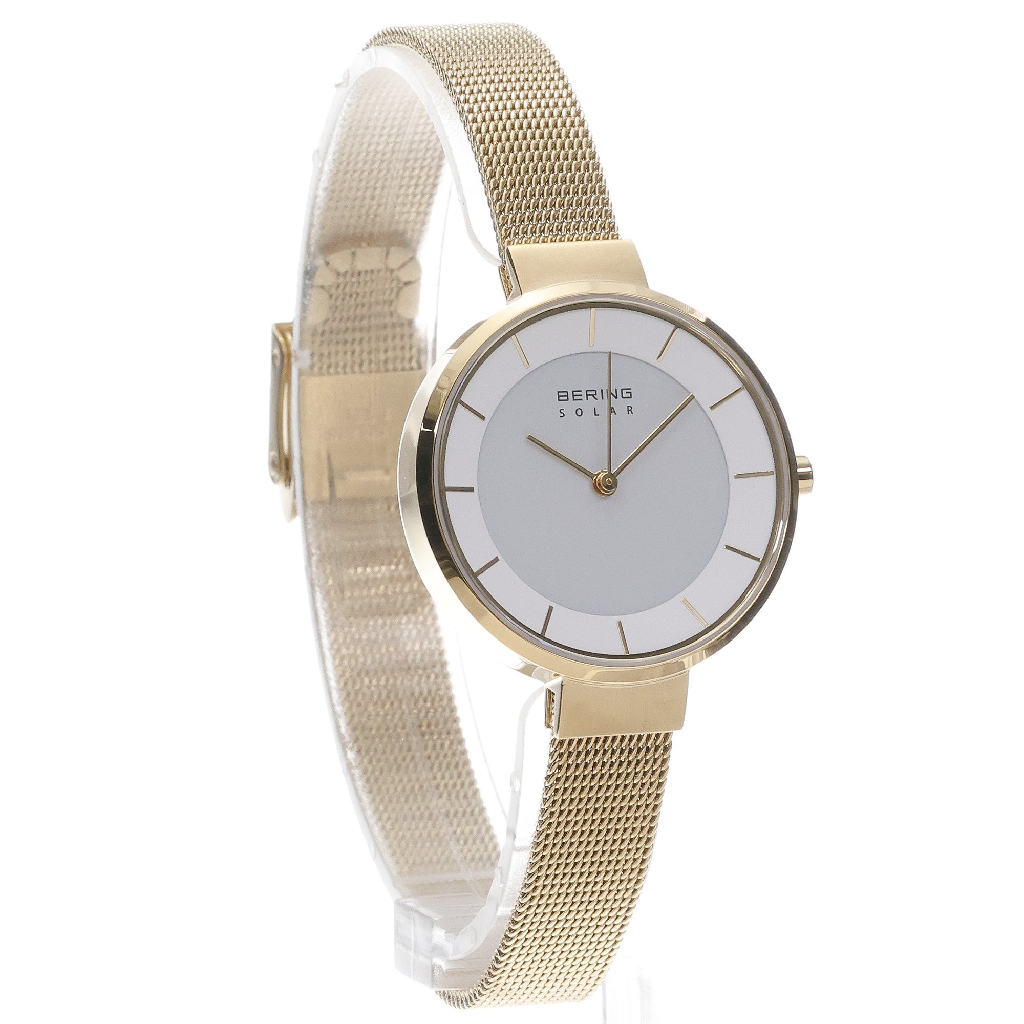 Bering 14631-324 Solar fashion-modowy zegarek złoty - miniatura 3