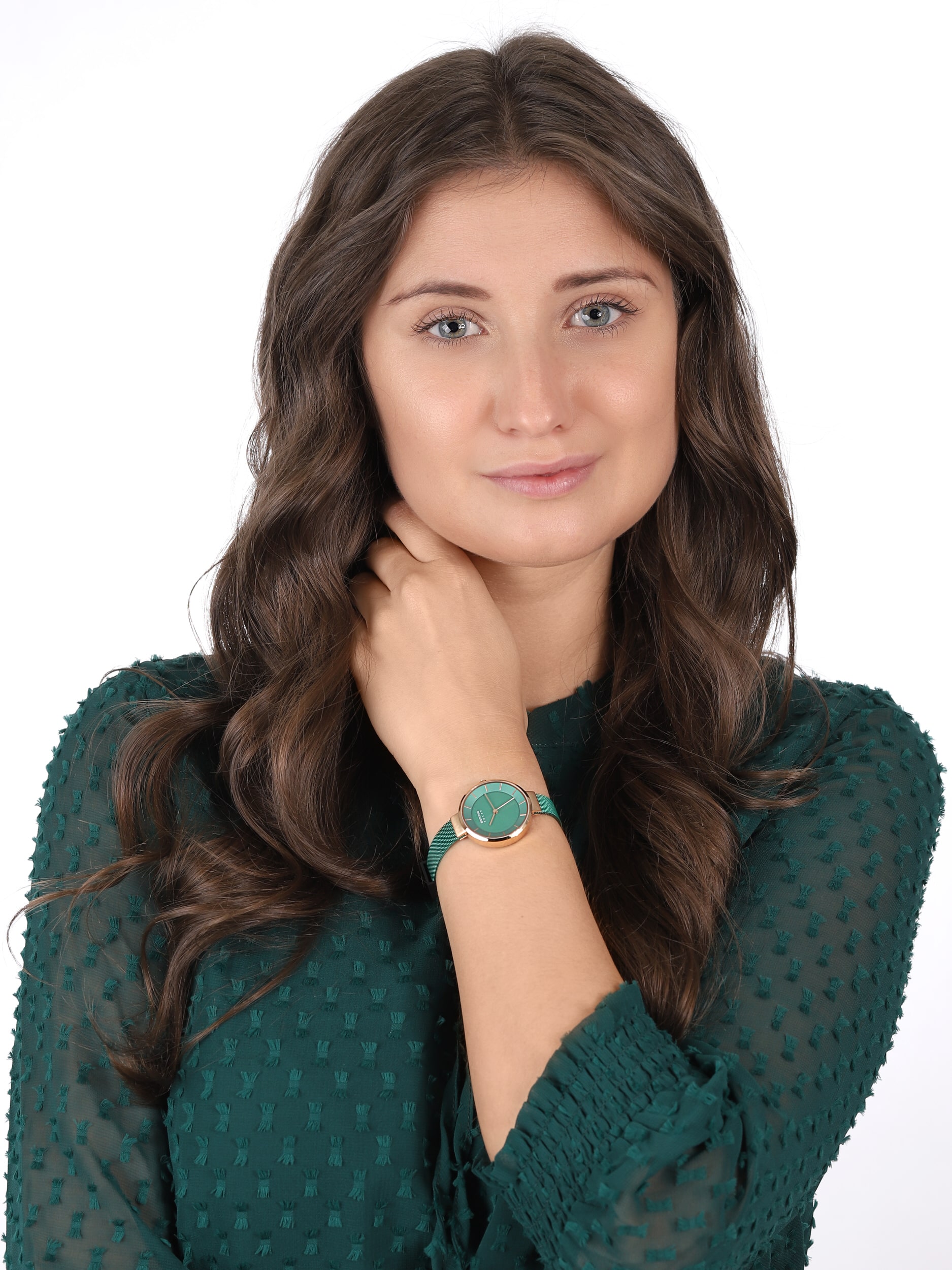 Bering 14631-Charity zegarek różowe złoto klasyczny Solar bransoleta - miniatura 2