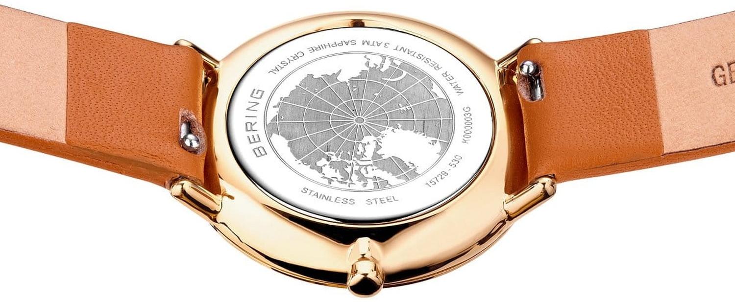 Bering 15729-530 zegarek złoty klasyczny Ultra Slim bransoleta - miniatura 5