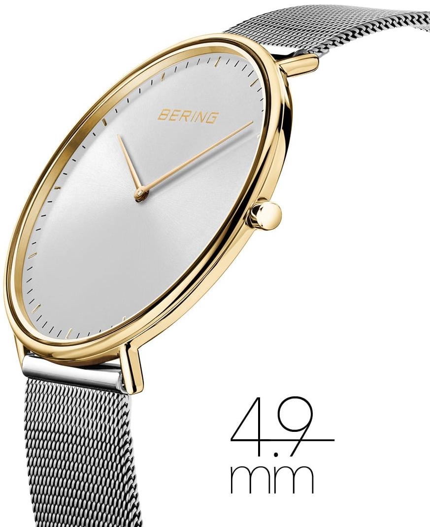 Bering 15739-010 zegarek złoty klasyczny Classic bransoleta - miniatura 5