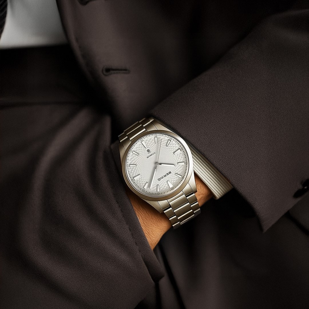 Bering 16141-704 Titanium Titanium zegarek męski klasyczny szafirowe - miniatura 8