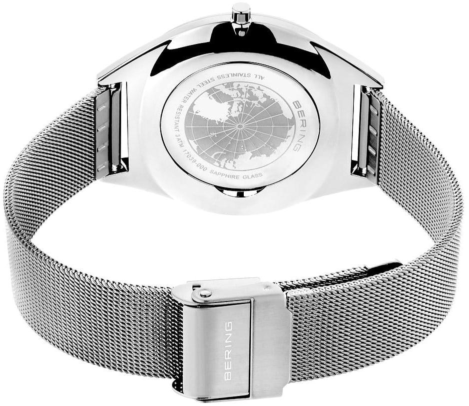 Bering 17039-000 Ultra Slim klasyczny zegarek srebrny - miniatura 9