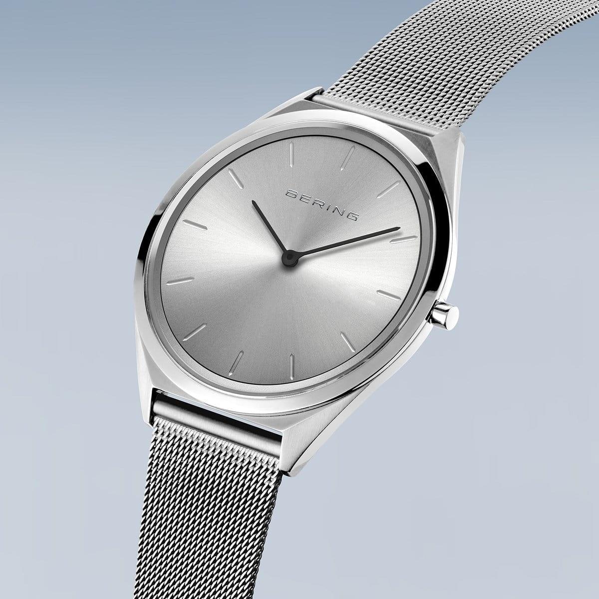 Bering 17039-000 zegarek srebrny klasyczny Ultra Slim bransoleta - miniatura 5