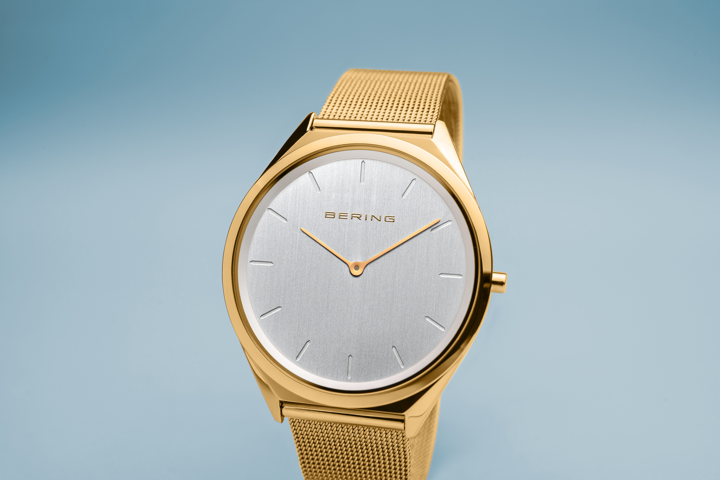 Bering 17039-334 zegarek złoty klasyczny Ultra Slim bransoleta - miniatura 5
