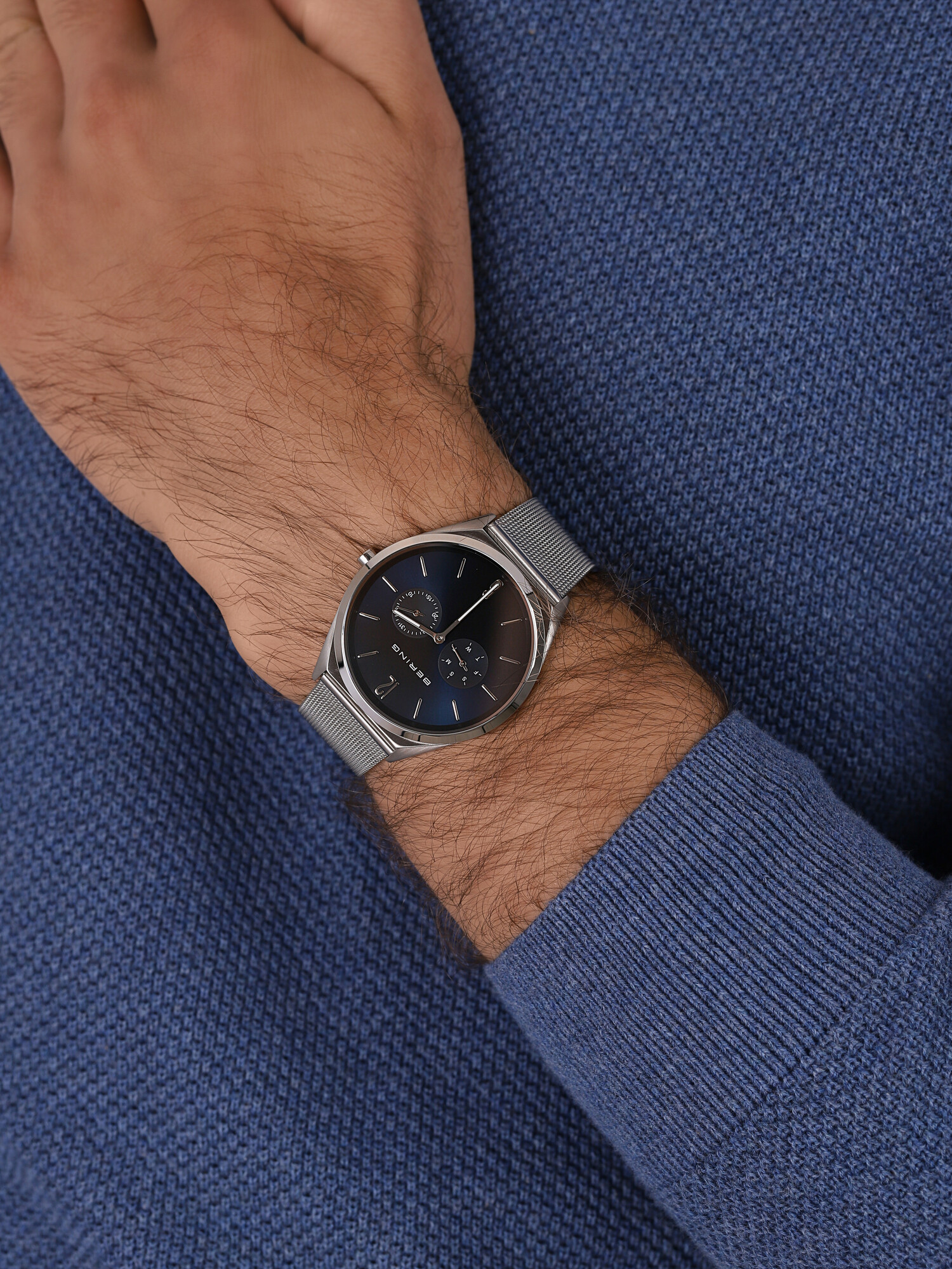 Bering 17140-007 Ultra Slim zegarek męski klasyczny szafirowe - miniatura 8