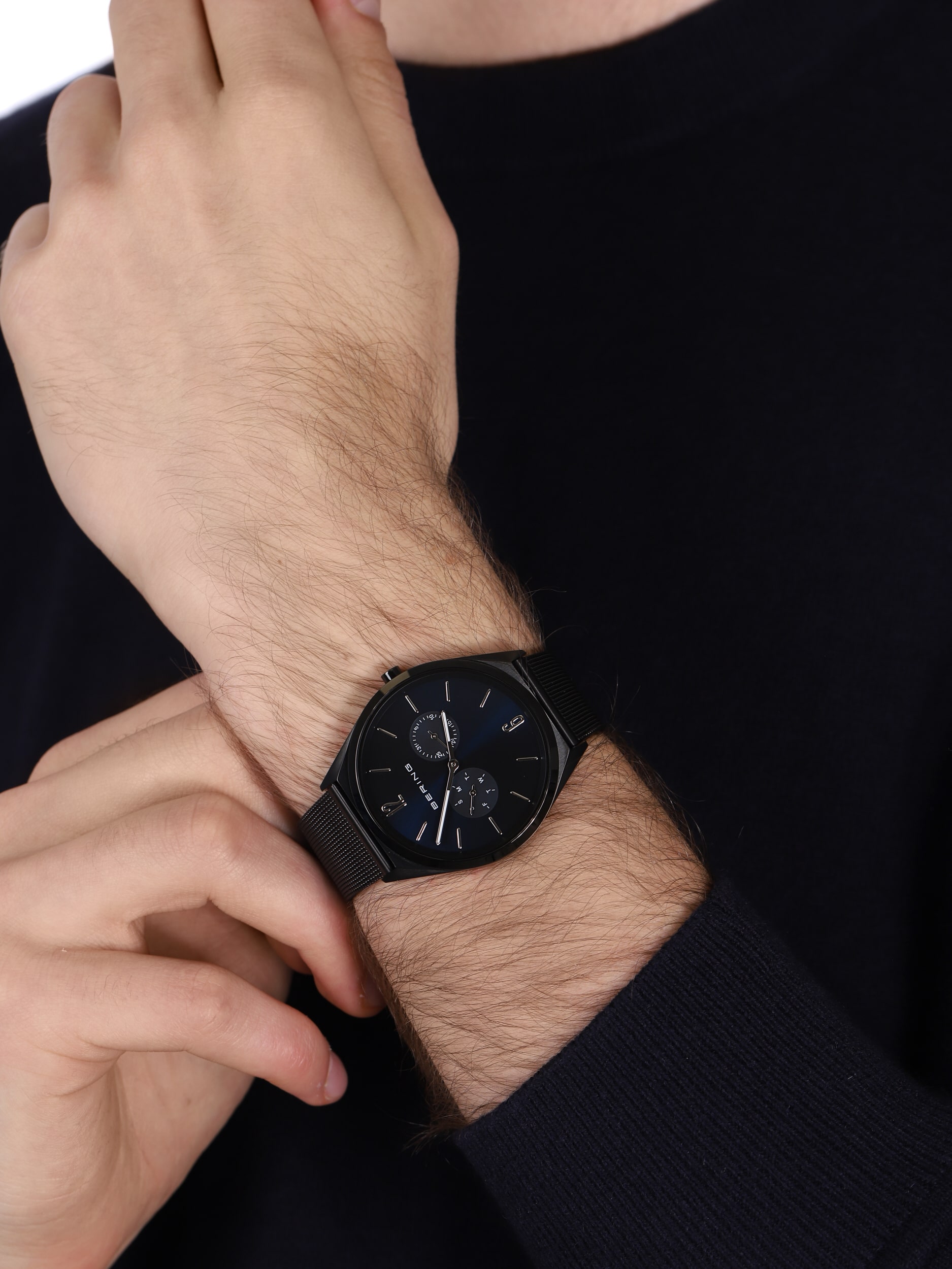 Bering 17140-227 Ultra Slim zegarek męski klasyczny szafirowe - miniatura 3