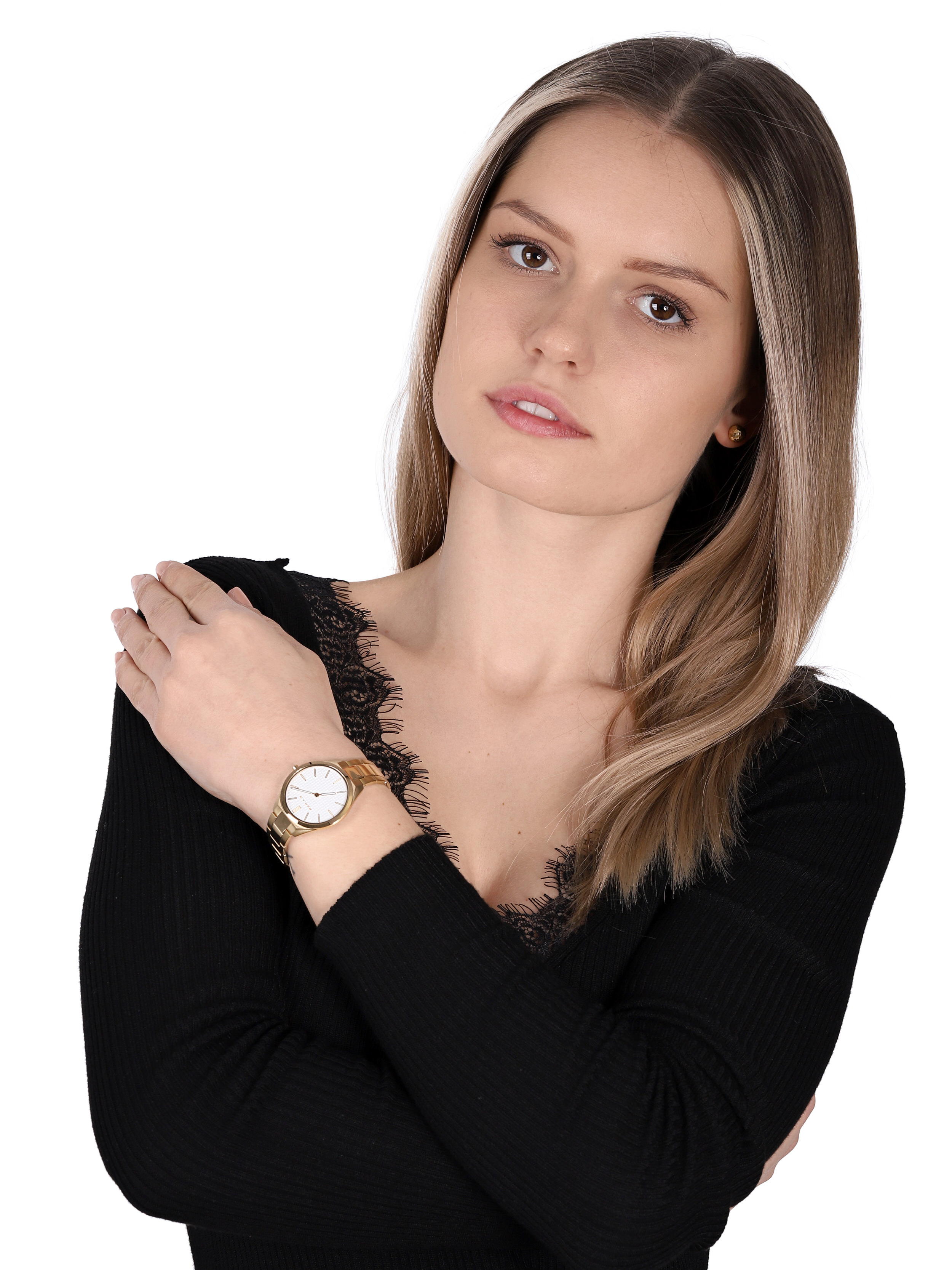Bering 17231-734 zegarek złoty klasyczny Ultra Slim bransoleta - miniatura 2