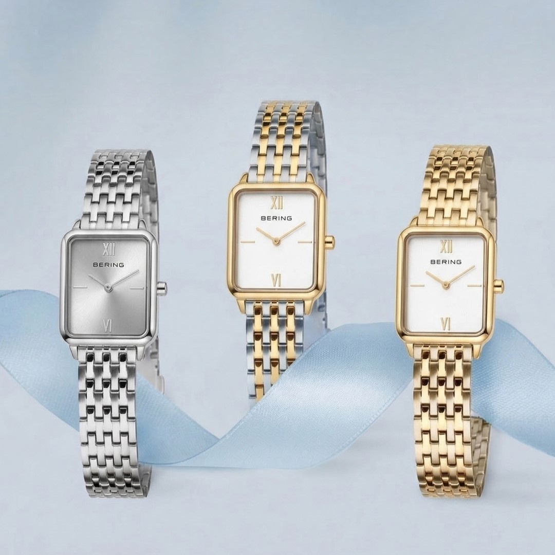 Bering 17423-700 Classic Square Lady zegarek damski biżuteryjny szafirowe - miniatura 8