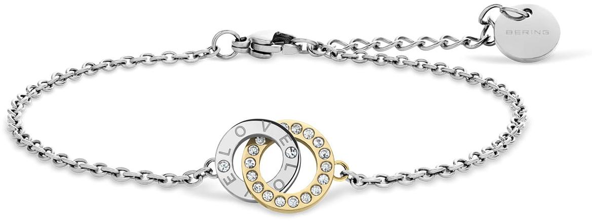 Bering 17724-010-GWP zegarek srebrny biżuteryjny Bering bransoleta