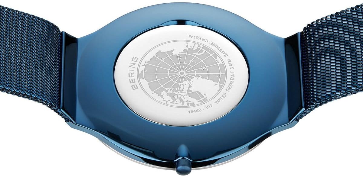 Bering 18440-397 zegarek srebrny klasyczny Ultra Slim bransoleta - miniatura 5