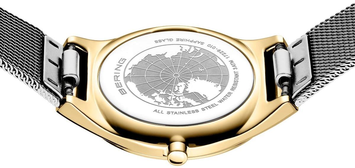 Bering 18729-010 zegarek złoty klasyczny Ultra Slim bransoleta - miniatura 5