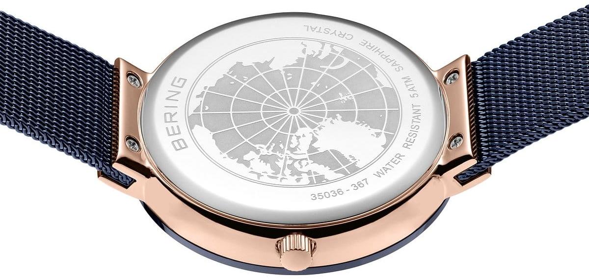 Bering 35036-367 zegarek damski Ceramic niebieski - miniatura 12