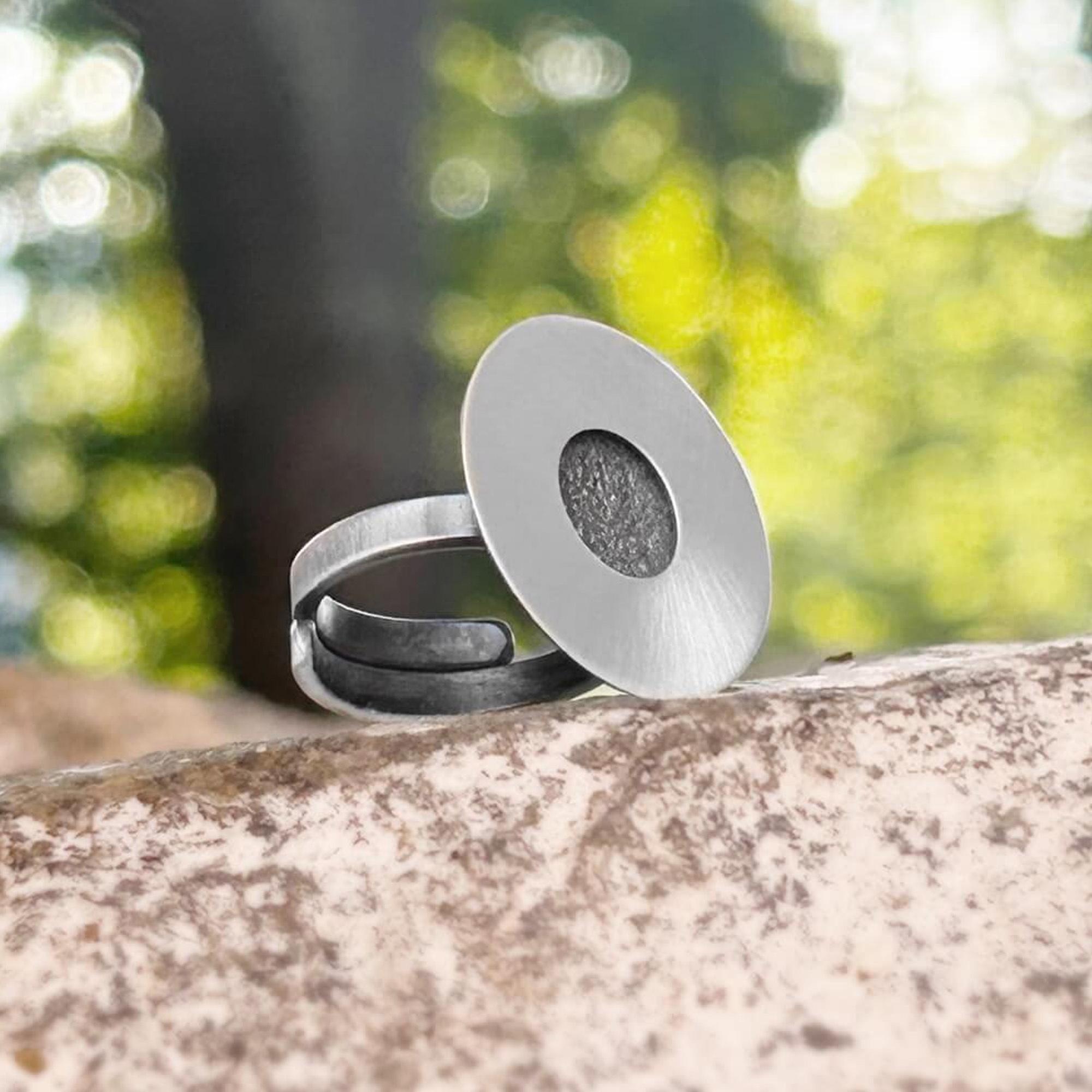 biżuteria Harf PR0020 Gustowny i elegancki pierścionek srebrny regulowany - miniatura 6