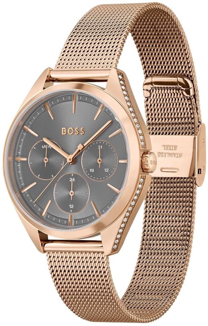 Boss 1502639 zegarek różowe złoto klasyczny Męskie bransoleta - miniatura 2