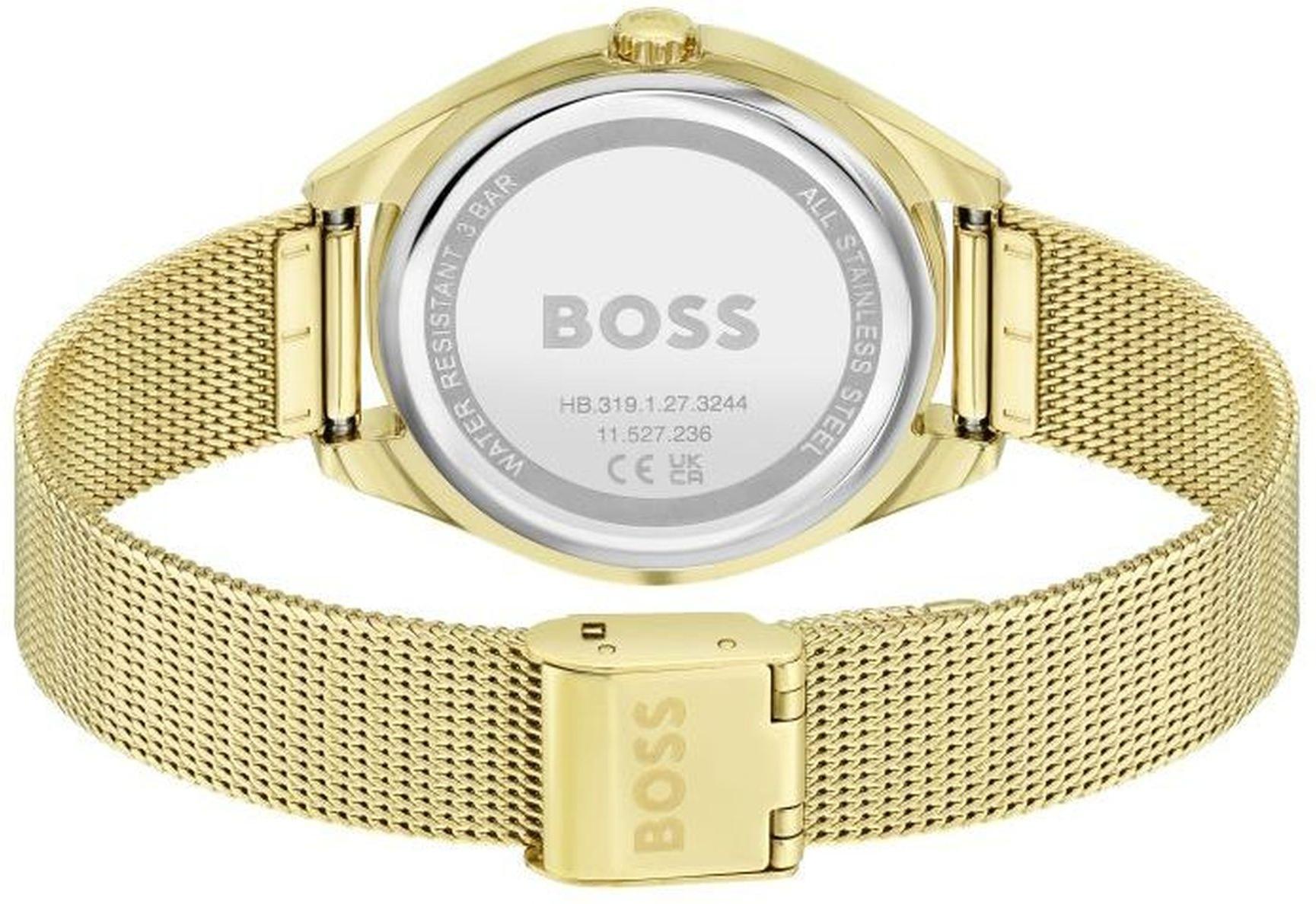 Boss 1502669 zegarek złoty klasyczny Damskie bransoleta