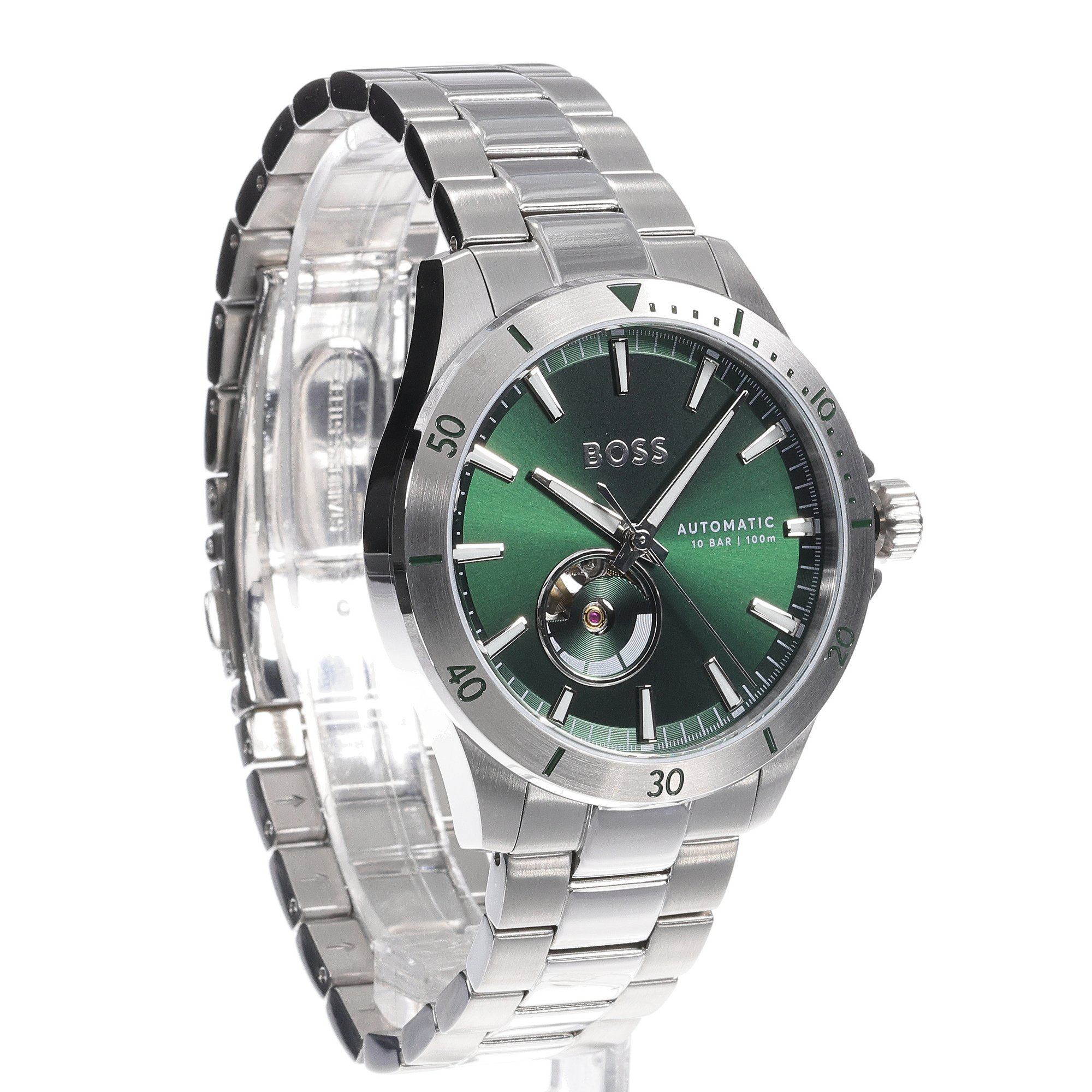 Boss 1514200 zegarek srebrny fashion-modowy Męskie bransoleta - miniatura 5