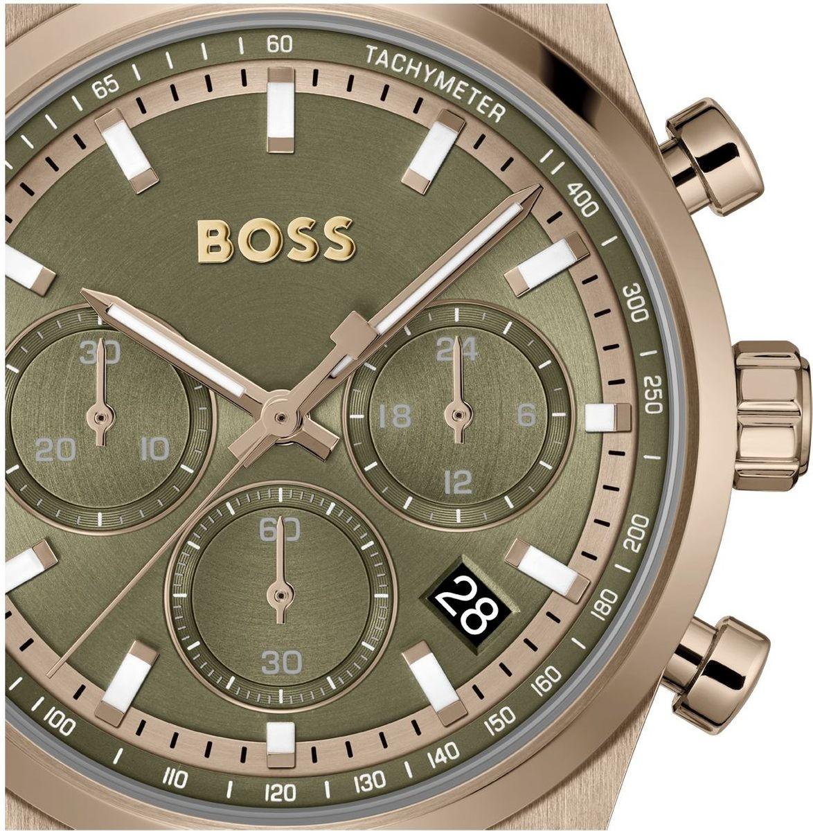 Boss 1514222 zegarek złoty klasyczny Męskie bransoleta - miniatura 4