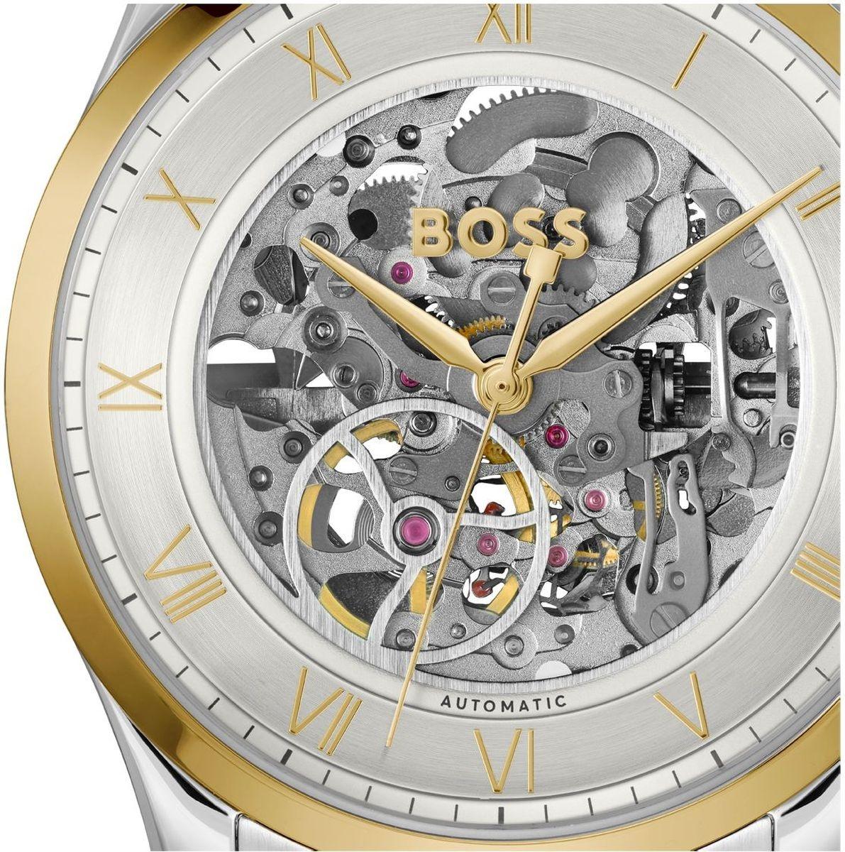 Boss 1514237 zegarek srebrny klasyczny Męskie bransoleta - miniatura 5