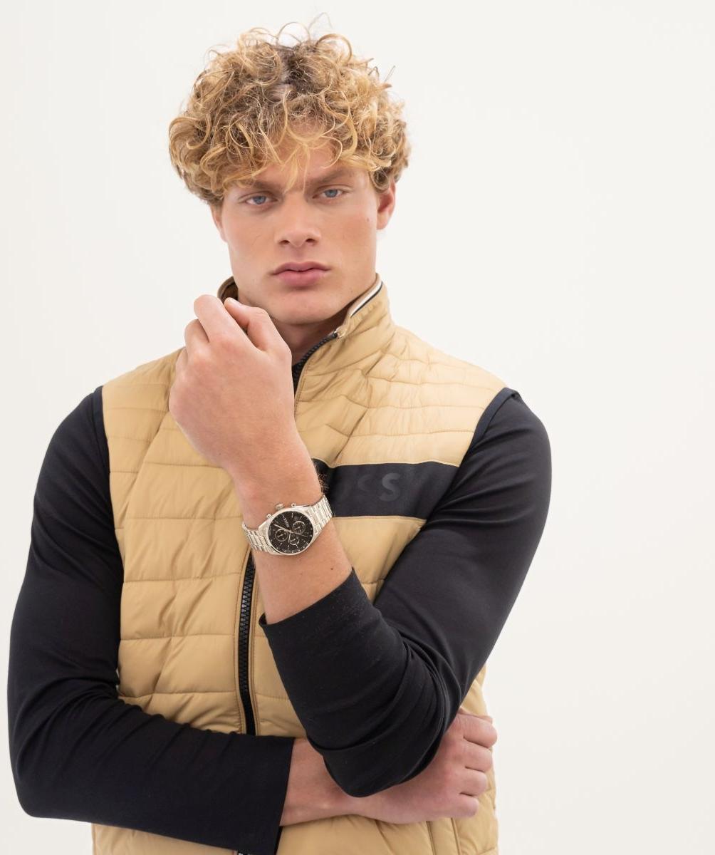 Boss 1514259 zegarek srebrny klasyczny Męskie bransoleta
