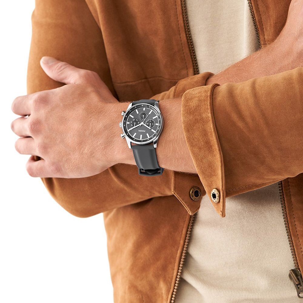 BQ2747 zegarek szary fashion-modowy Męskie pasek - miniatura 4