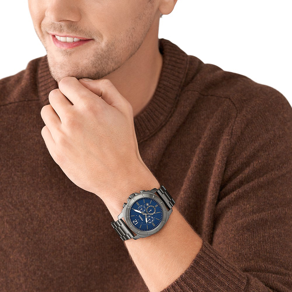 BQ2758 zegarek srebrny fashion-modowy Męskie bransoleta - miniatura 4
