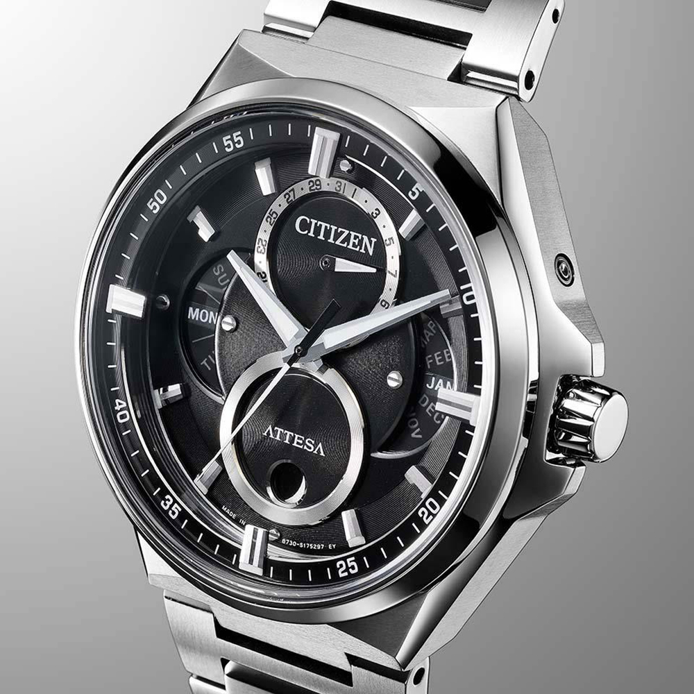 BU0060-68E zegarek czarny elegancki Titanium bransoleta - miniatura 5
